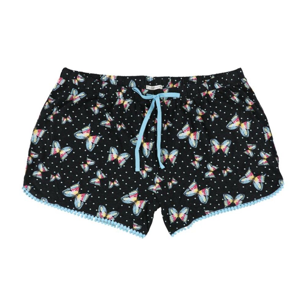 P.J. Salvage Womens Plus Size Butterfly Polka Dot Pajama Shorts, NWT
